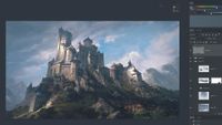 Final touches to an artwork in Photoshop