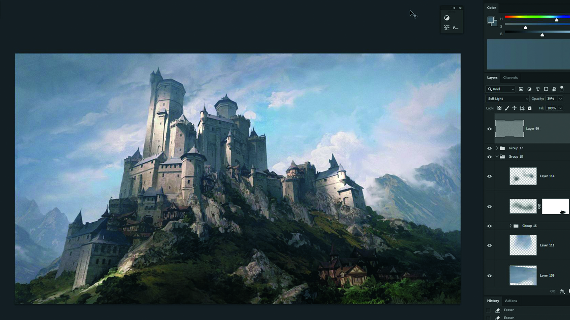 Concept artist Patryk Stefaniak presents a simple method for setting up complex fantasy illustrations.