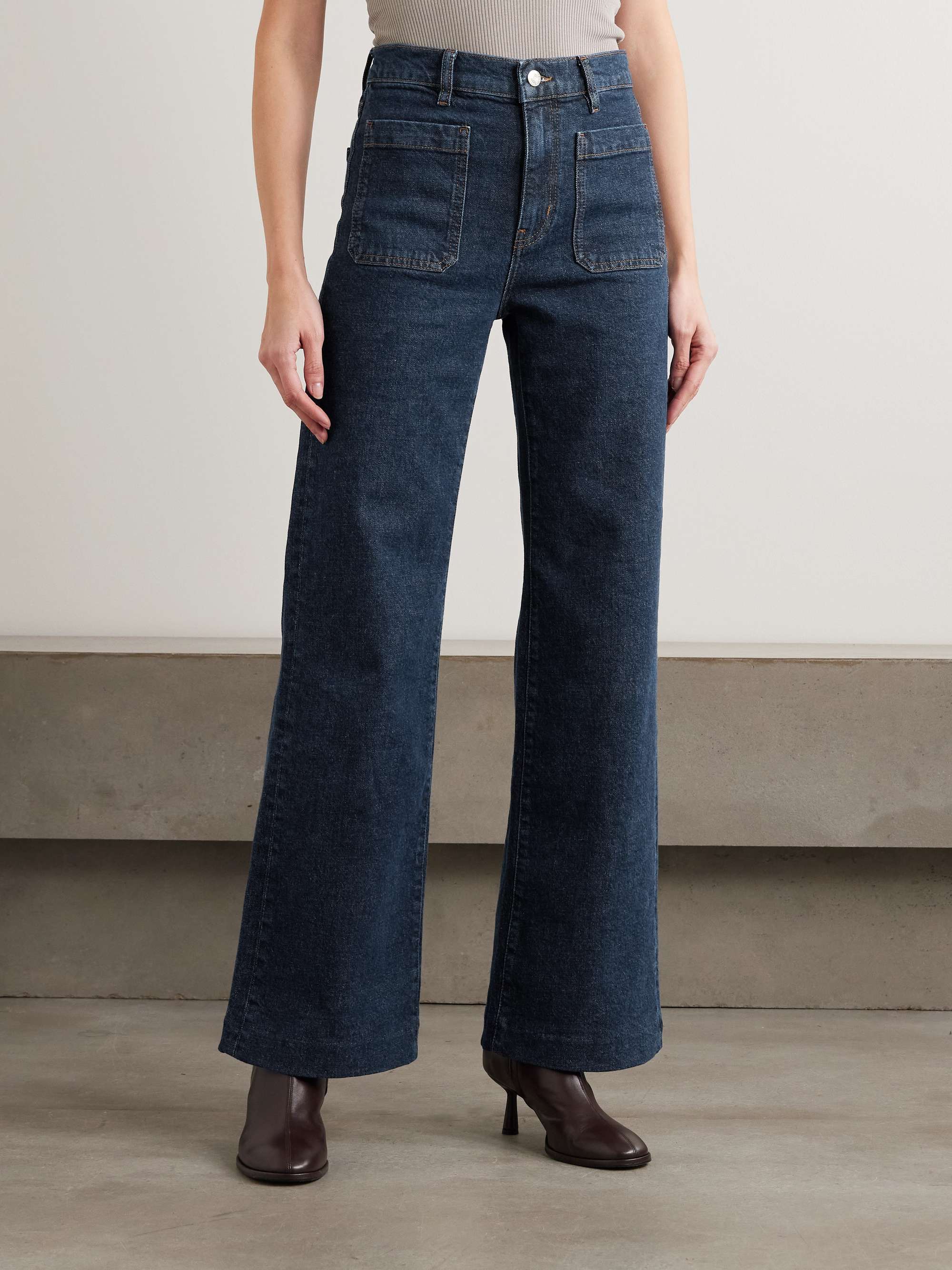 The Refined High-Rise Wide-Leg Jeans