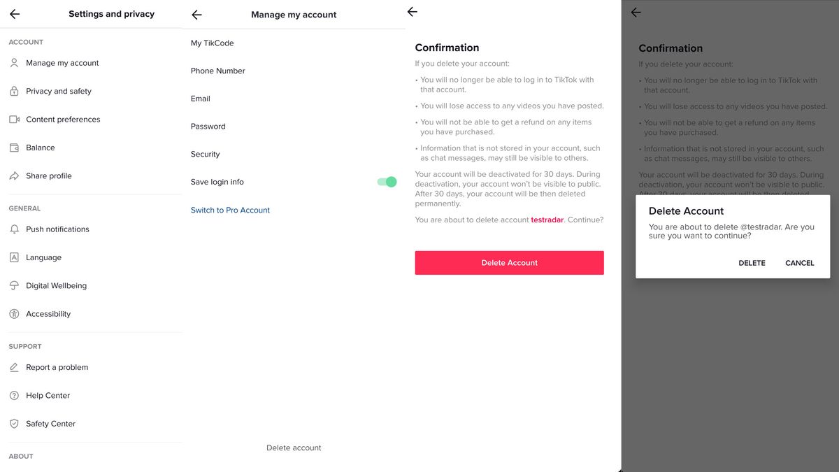 Comment supprimer votre compte TikTok définitivement ? TechRadar