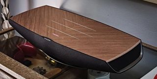 Sonus Faber Omnia on a side table