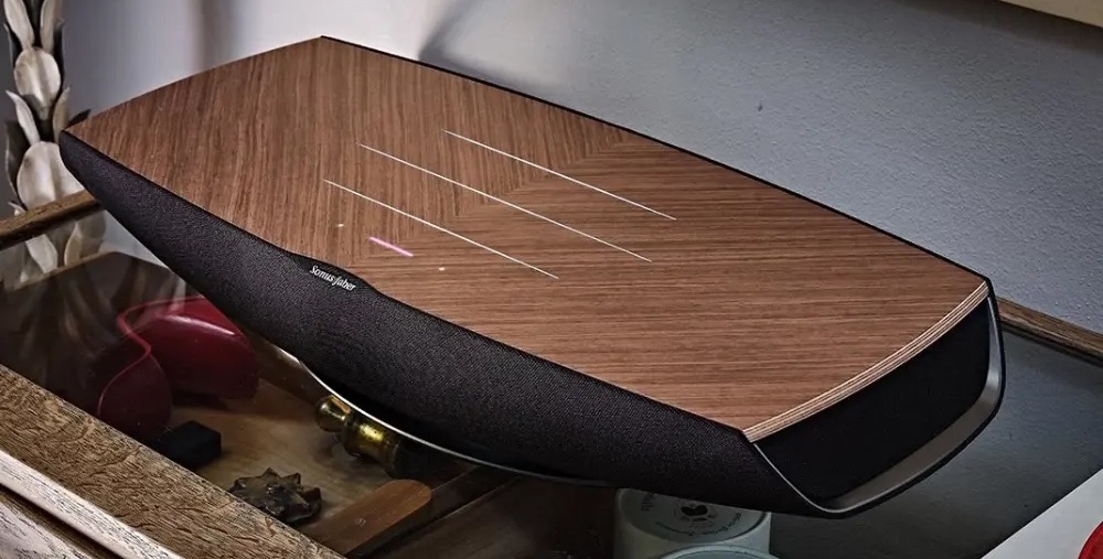 Sonus Faber Omnia on a side table