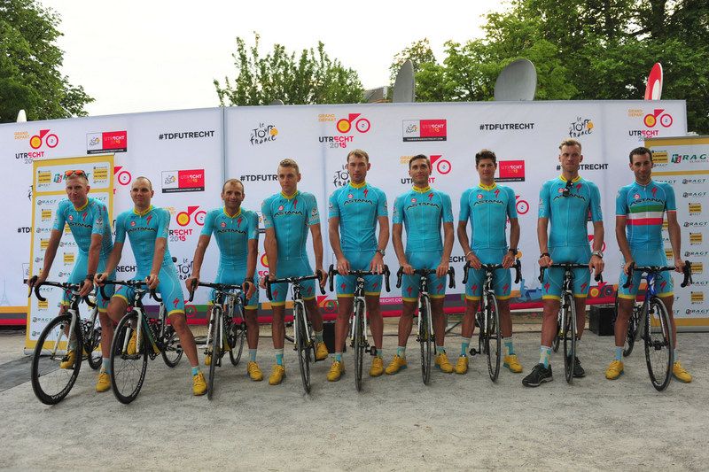 The Astana team