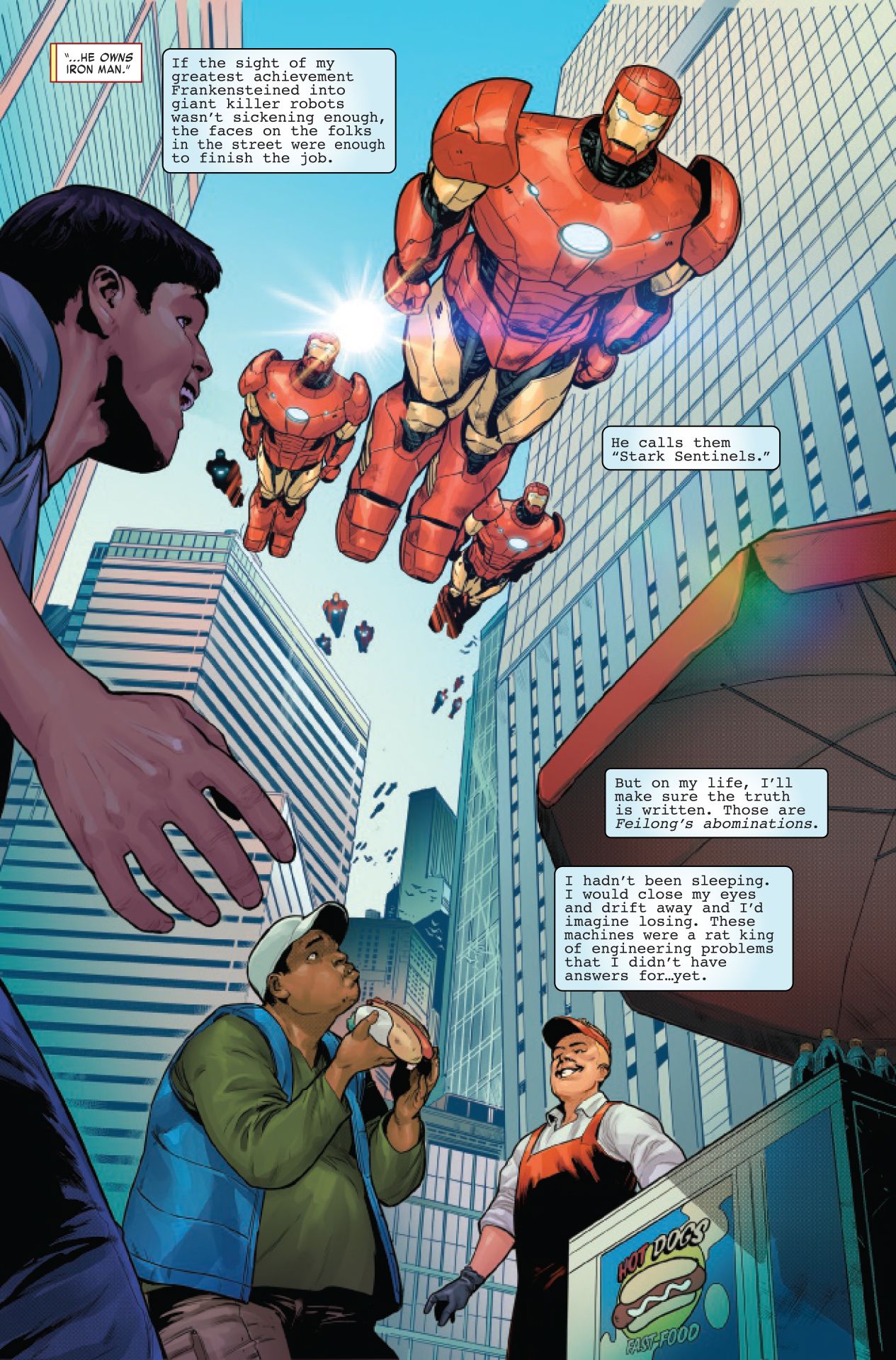 Invincible Iron Man #8 interior page