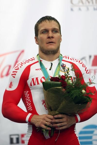 Keirin bronze medalist Sergey Borisov (Moscow Track Team)