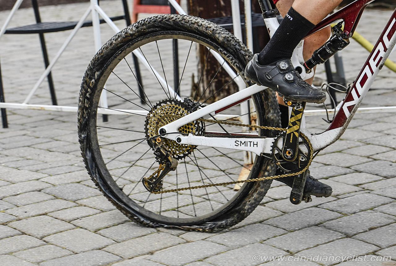 Flats were prominent and changed rider positions