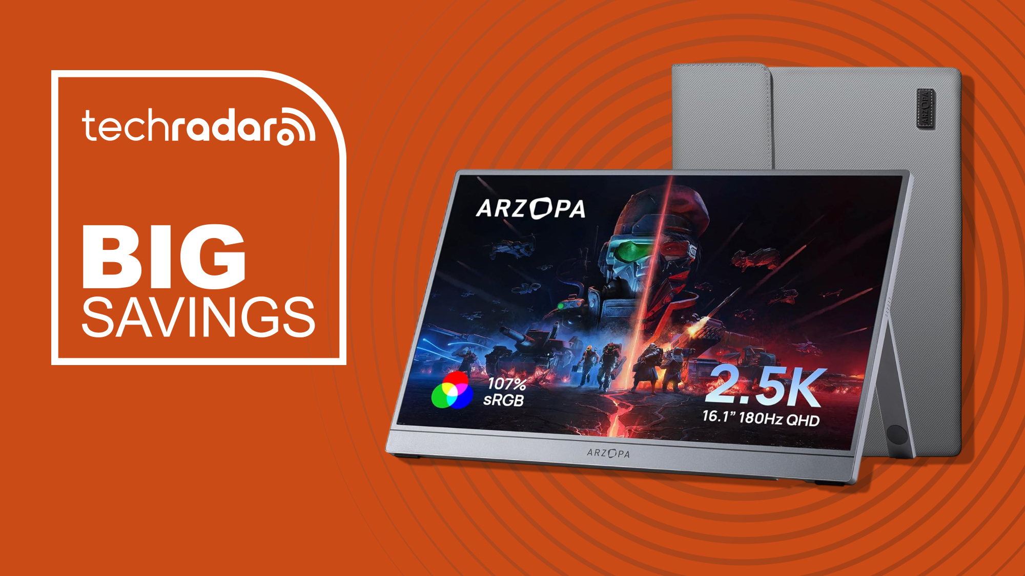 Arzopa 16.1-inch 2.5K Z3FC portable monitor deal
