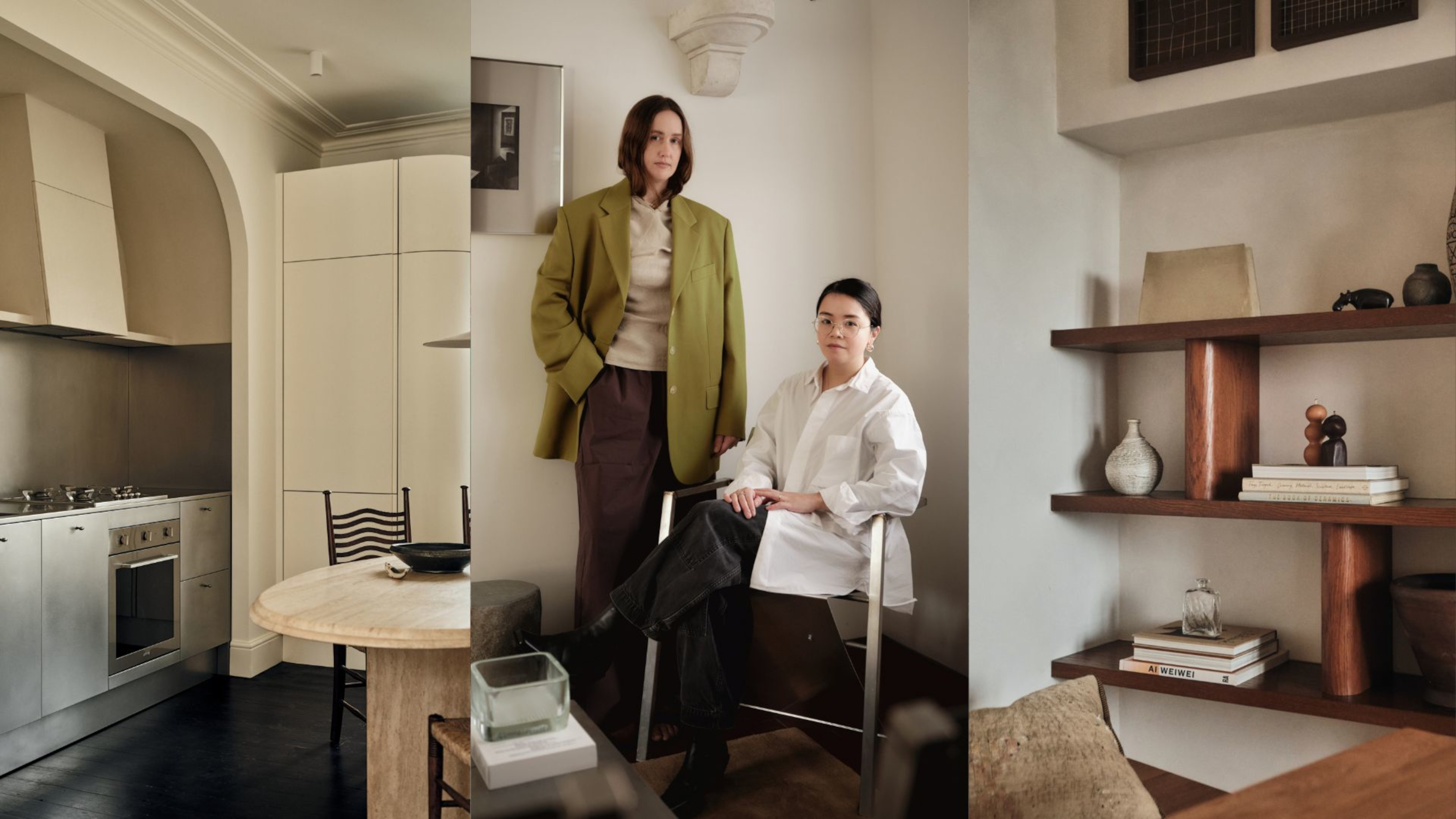 Collage of Studio Jey project imagery and headshot