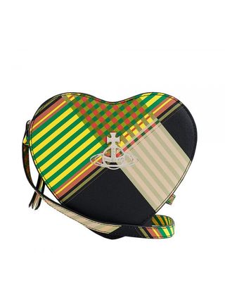 Vivienne Westwood Crossbody Bag Womens Combat Tartan Louise Saffiano Heart Crossbody | Hurleys