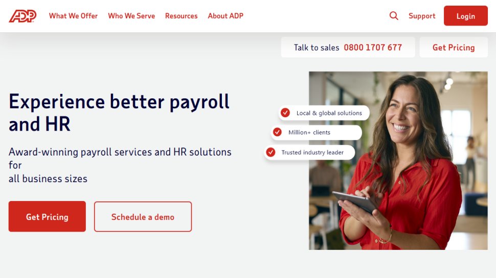 ADP website screenshot (June 2025).