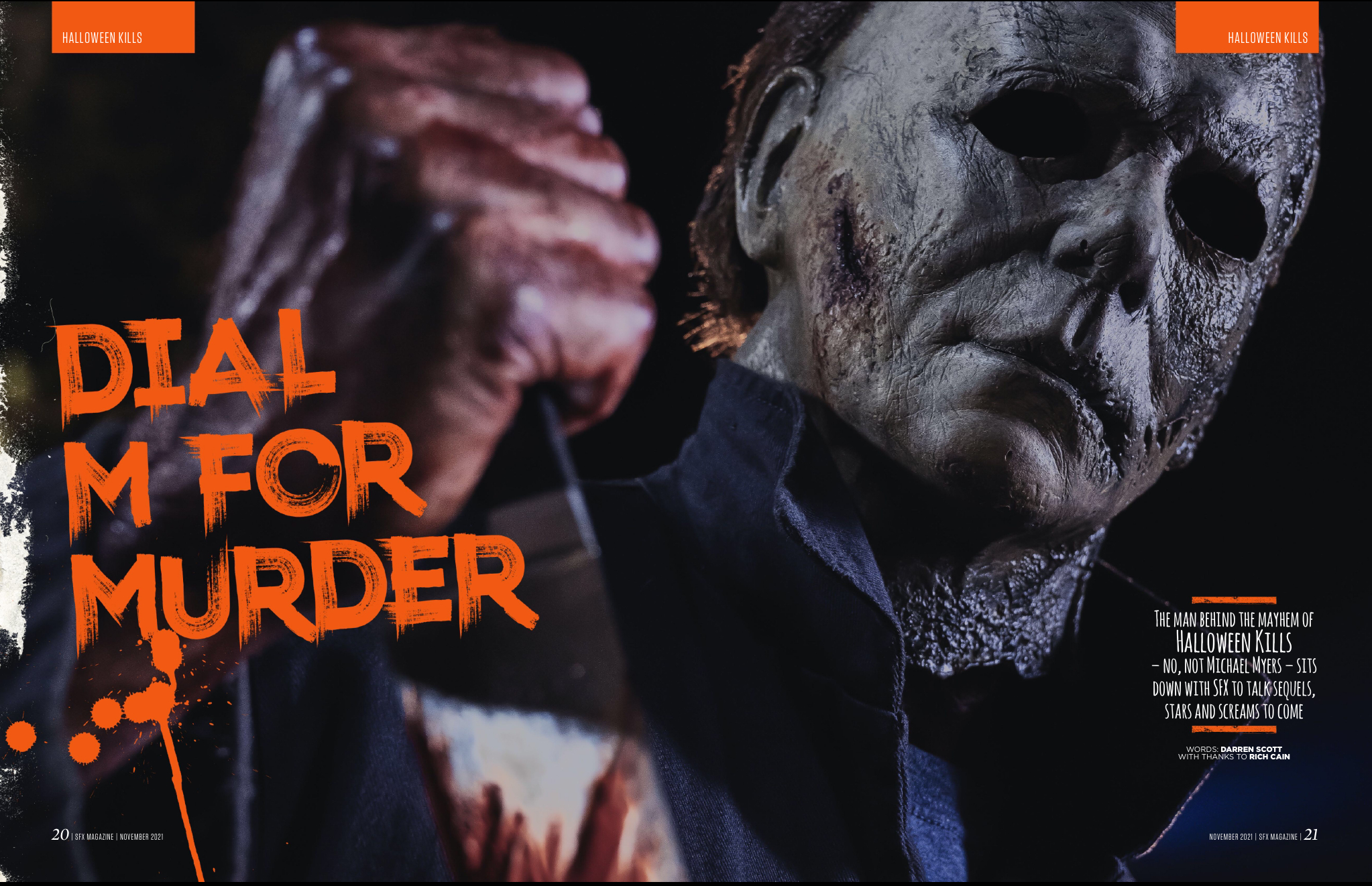 The Halloween Kills feature in SFX issue 345.