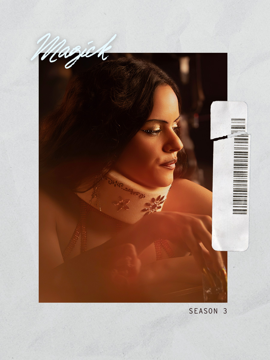 A still shot of Rosal&amp;iacute;a as Magick in Euphoria season 3.
