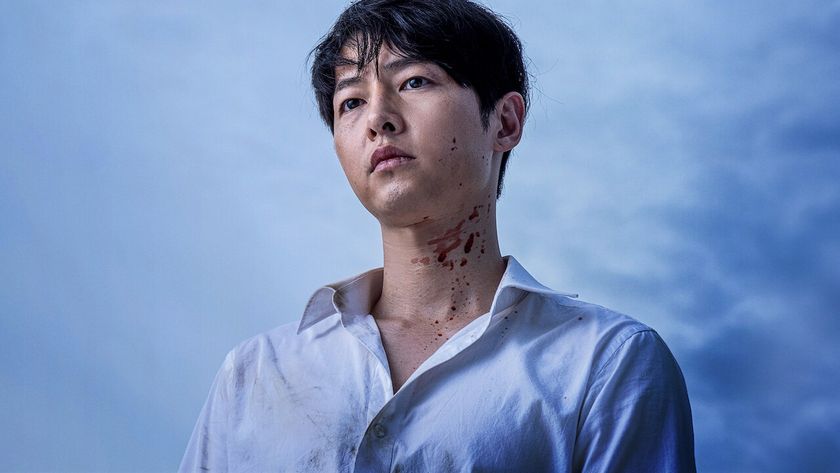 Netflix key art for &quot;Bogota: City of the Lost&quot; featuring lead star Song Joong-Ki.