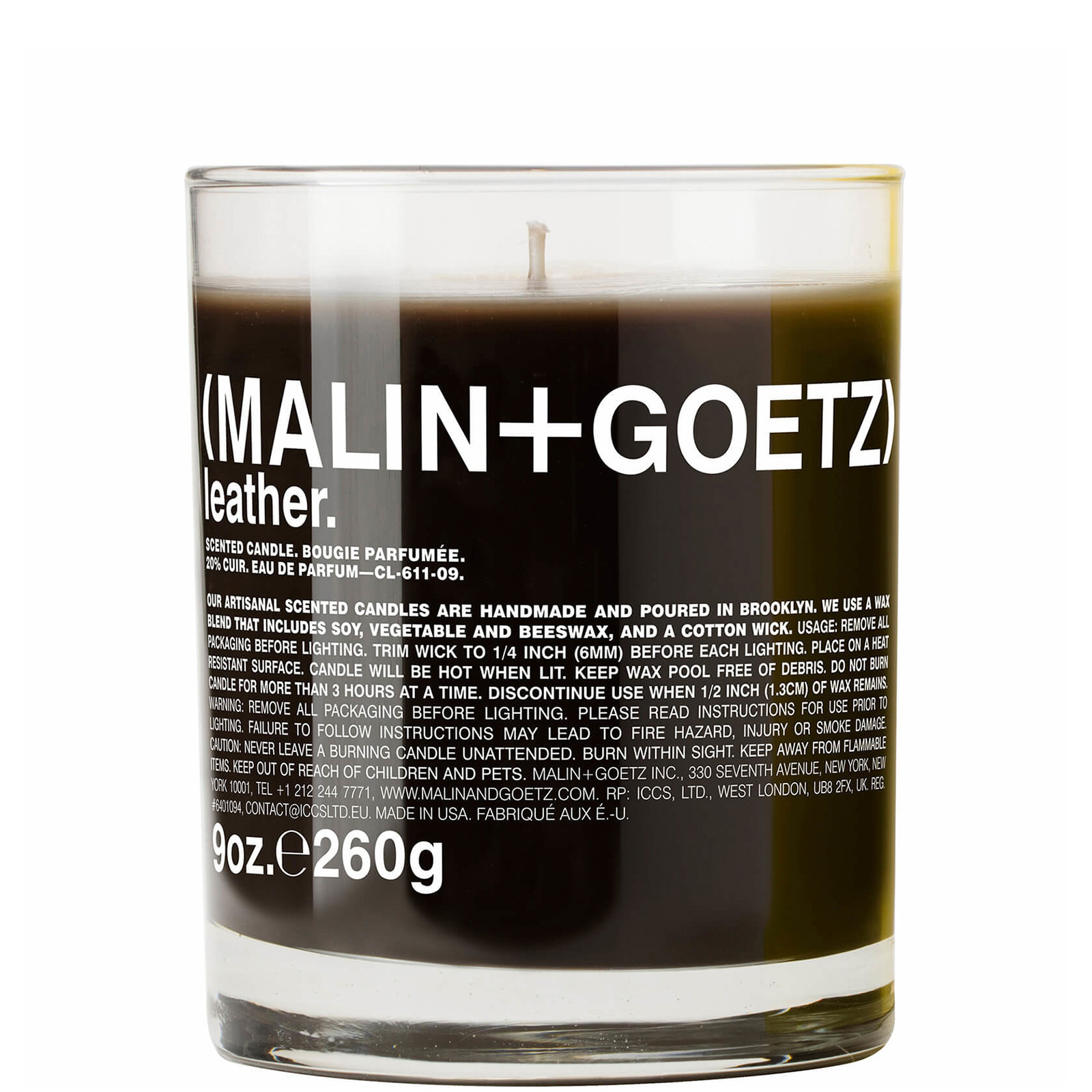 Malin + Goetz Leather Candle