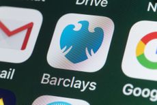 Photo of a Barclays app on an iPhone