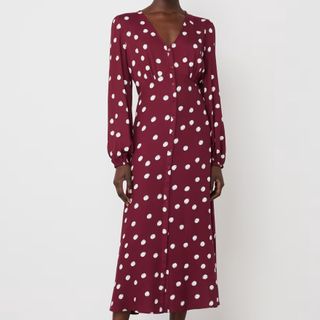 Finery London Polka Dot Dress