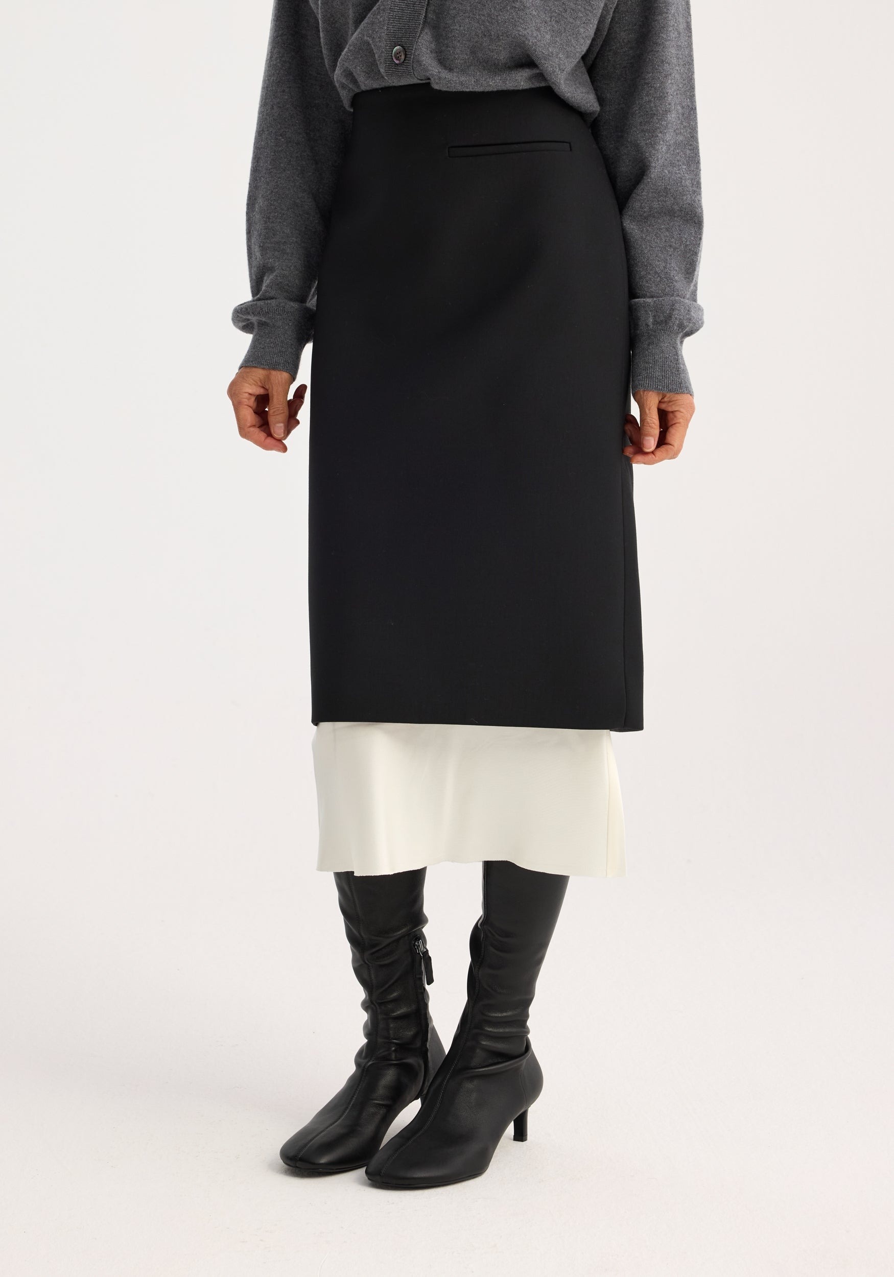 Rohé, Contrast Pencil Skirt