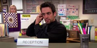 B.J. Novak as receptionist temp Ryan Howard in The Office