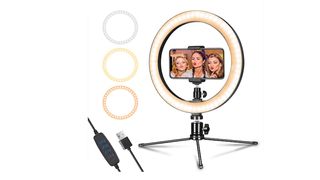 AIXPI desktop ring light tripod