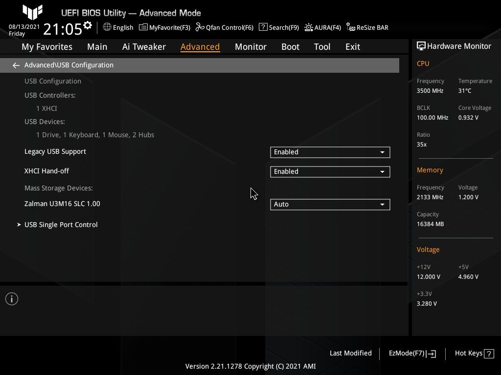 Asus TUF Gaming Z590-Plus WIFI