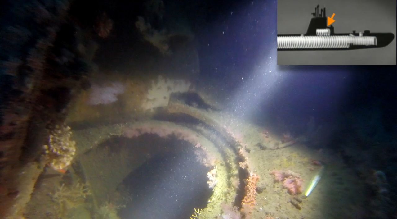 Measurements of the wreck have established it is the USS Grenadier, which was scuttled after being badly damaged by a Japanese aircraft attack.