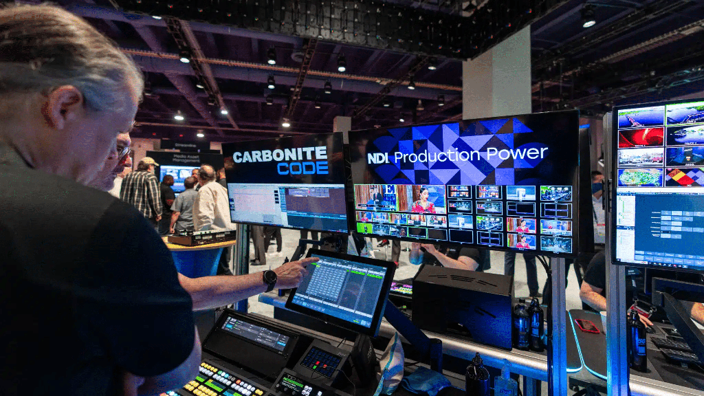 Demos of Carbonite Code were a popular destination at the Ross booths at NAB Show and IBC this year.