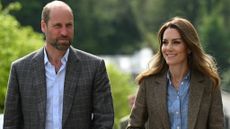 Prince William and Catherine, Princess of Wales arrive to visit Aros Hall, a local community hub on April 29, 2025