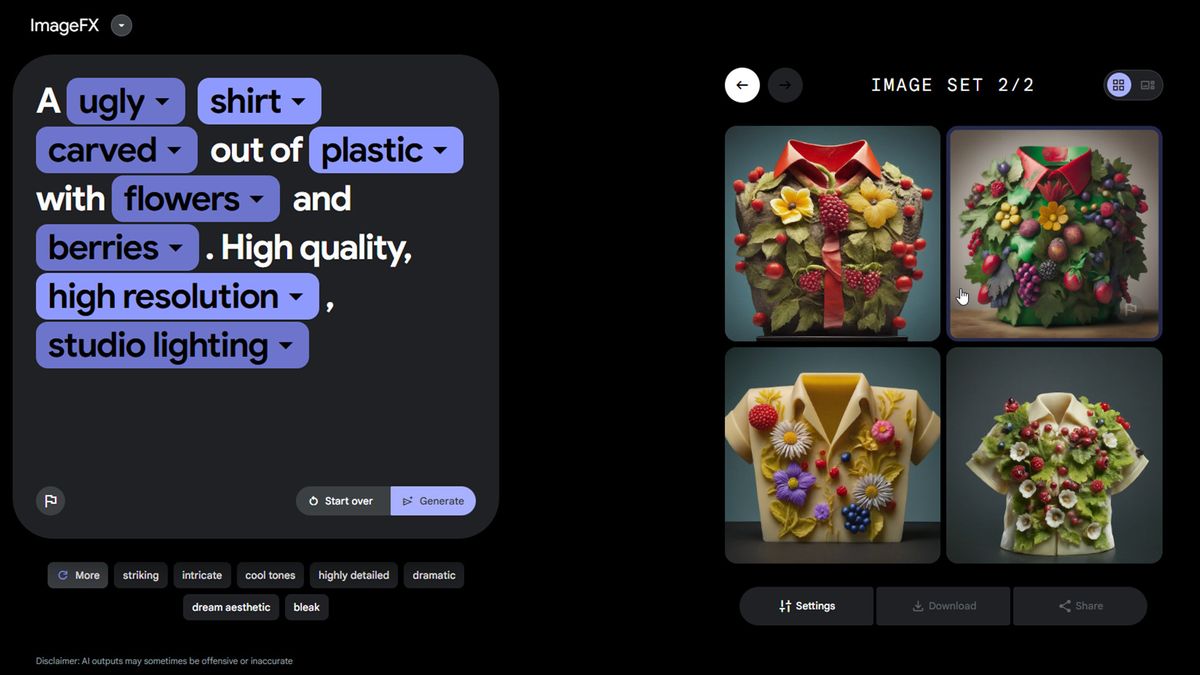 ImageFX - generated shirt