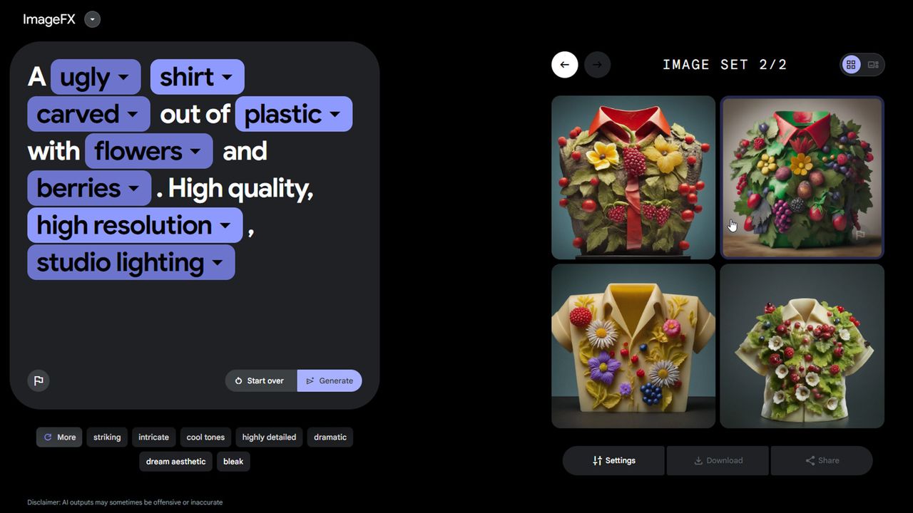 ImageFX - generated shirt