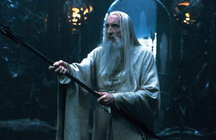 Christopher Lee in &amp;#039;Lord of the Rings&amp;#039;