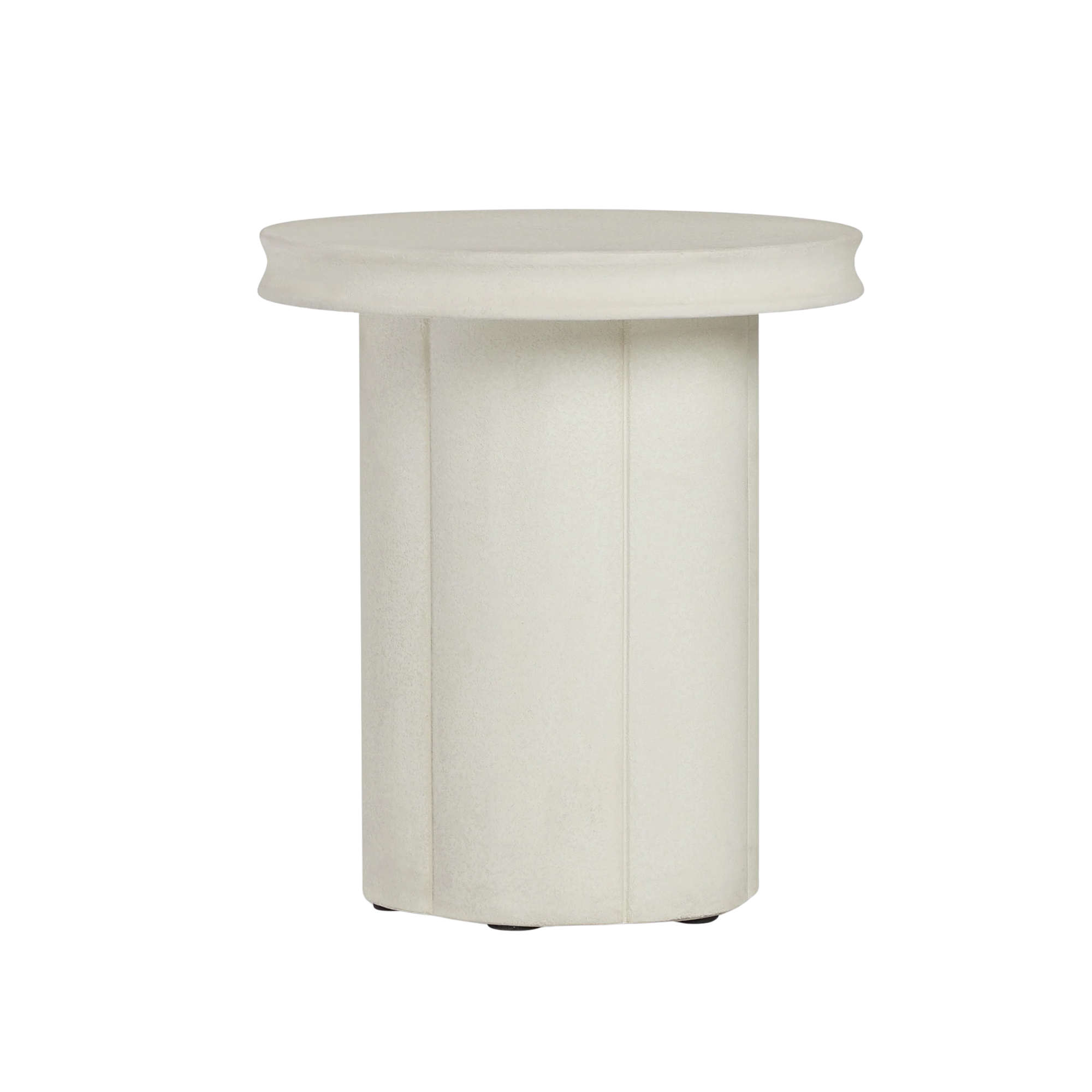 an outdoor side table