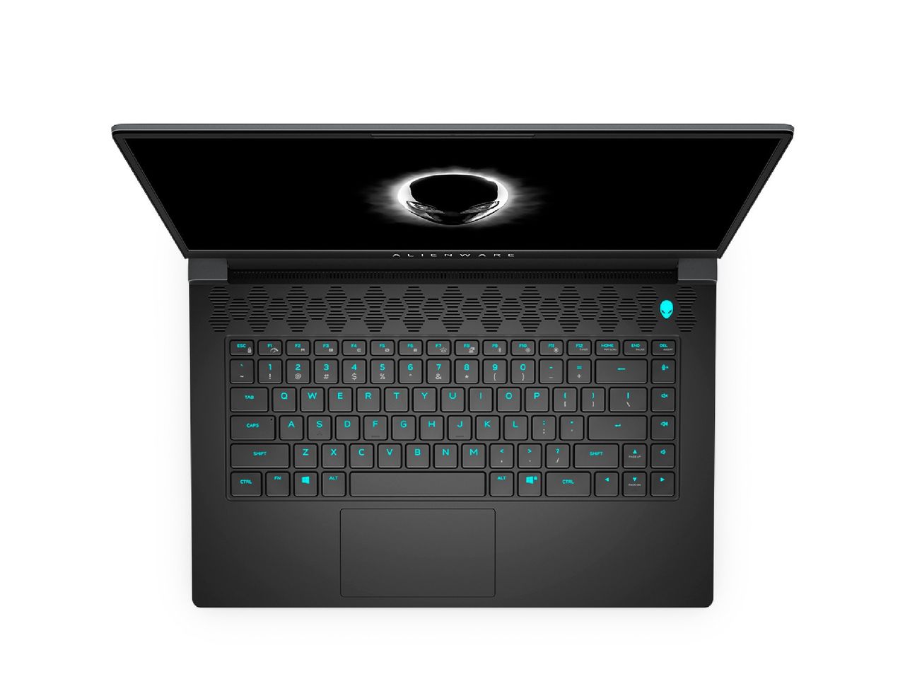 Alienware M15 Top Down