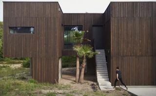House has been constructed using wood.