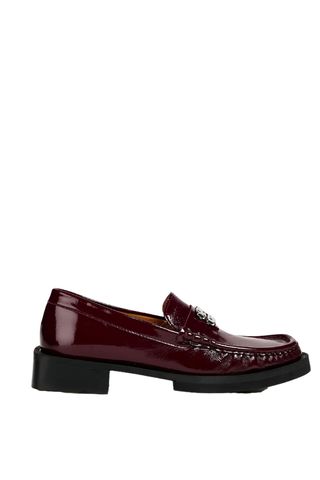 Embellished Patent Leather Loafers