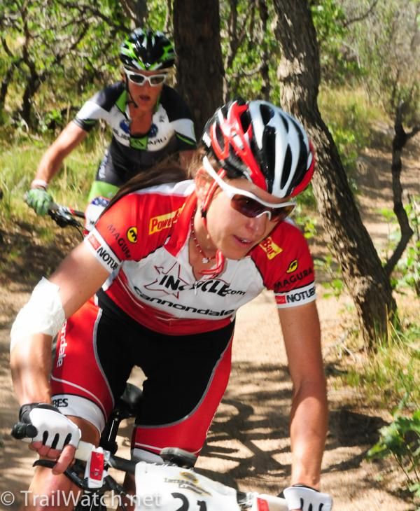 Krista Park (Incycle) having another top ten race.