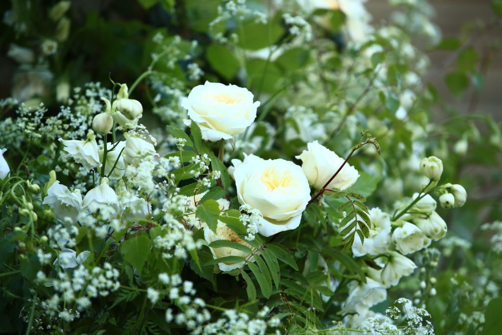 An arrangement from the wedding of Prince Harry and Meghan Markle.