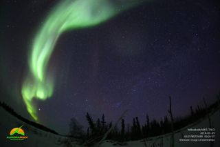 Aurora Over Yellowknife, Canada, March 29, 2014