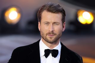 Glen Powell attends the "Top Gun: Maverick" Royal Film Performance at Leicester Square