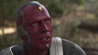 Vision in Wakanda telling Wanda to kill him in Avengers: Infinity War. 