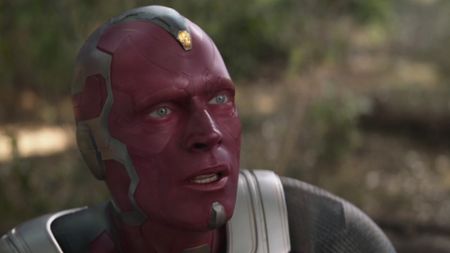 Vision in Wakanda telling Wanda to kill him in Avengers: Infinity War. 