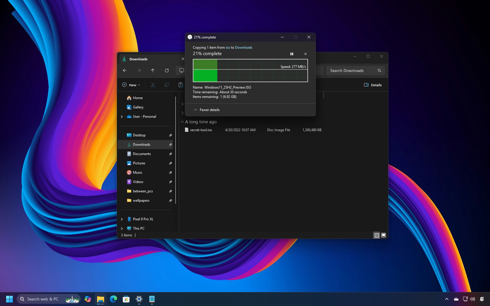 Windows 11 File Explorer updated dark mode 