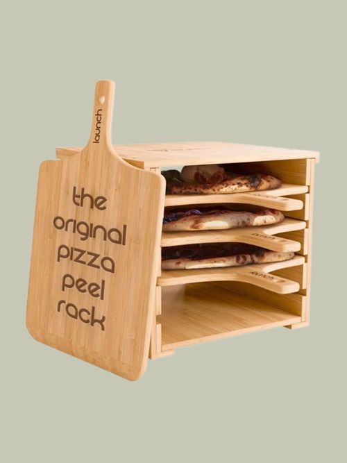 Slyced Wooden Pizza Peel Rack