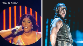 Lizzo and Till Lindemann of Rammstein