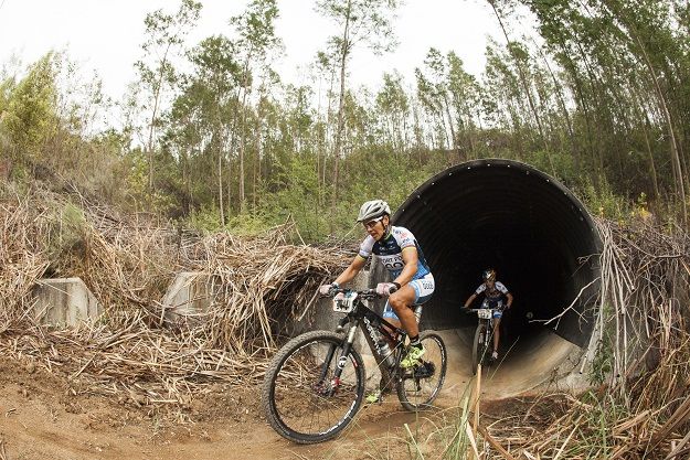 Sabine Spitz and Yana Belomoina (Sport for Good) on stage 6