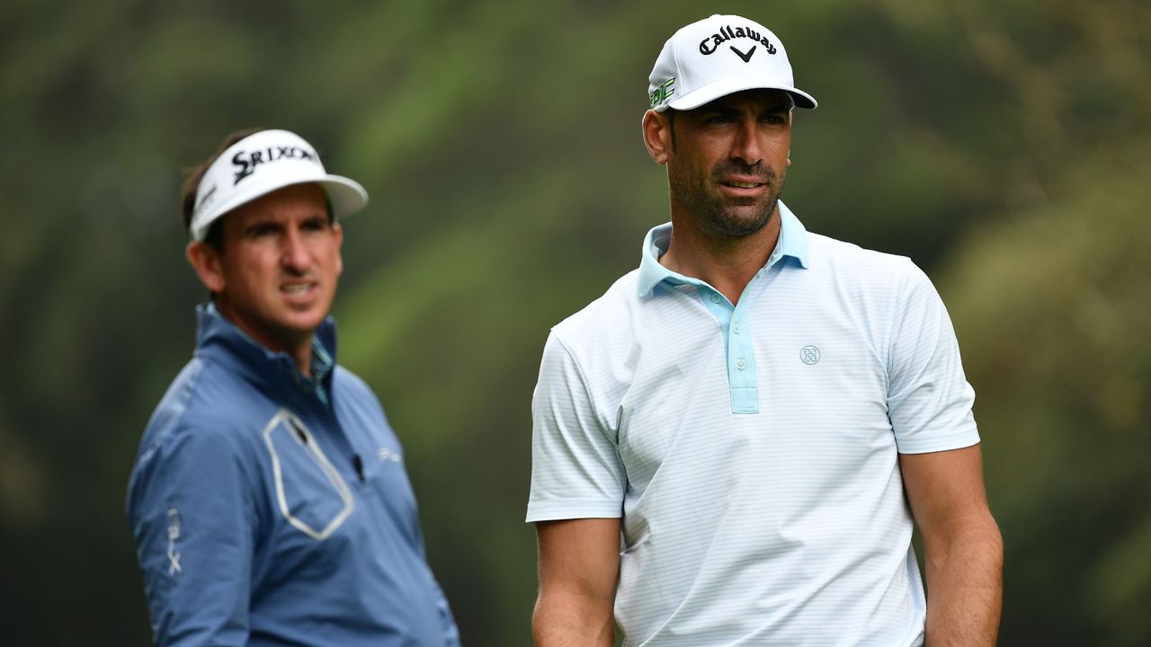 Gonzalo Fernandez-Castano and Alvaro Quiros at the 2021 Magical Kenya Open