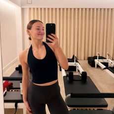 Ally wearing one of the best workout vests