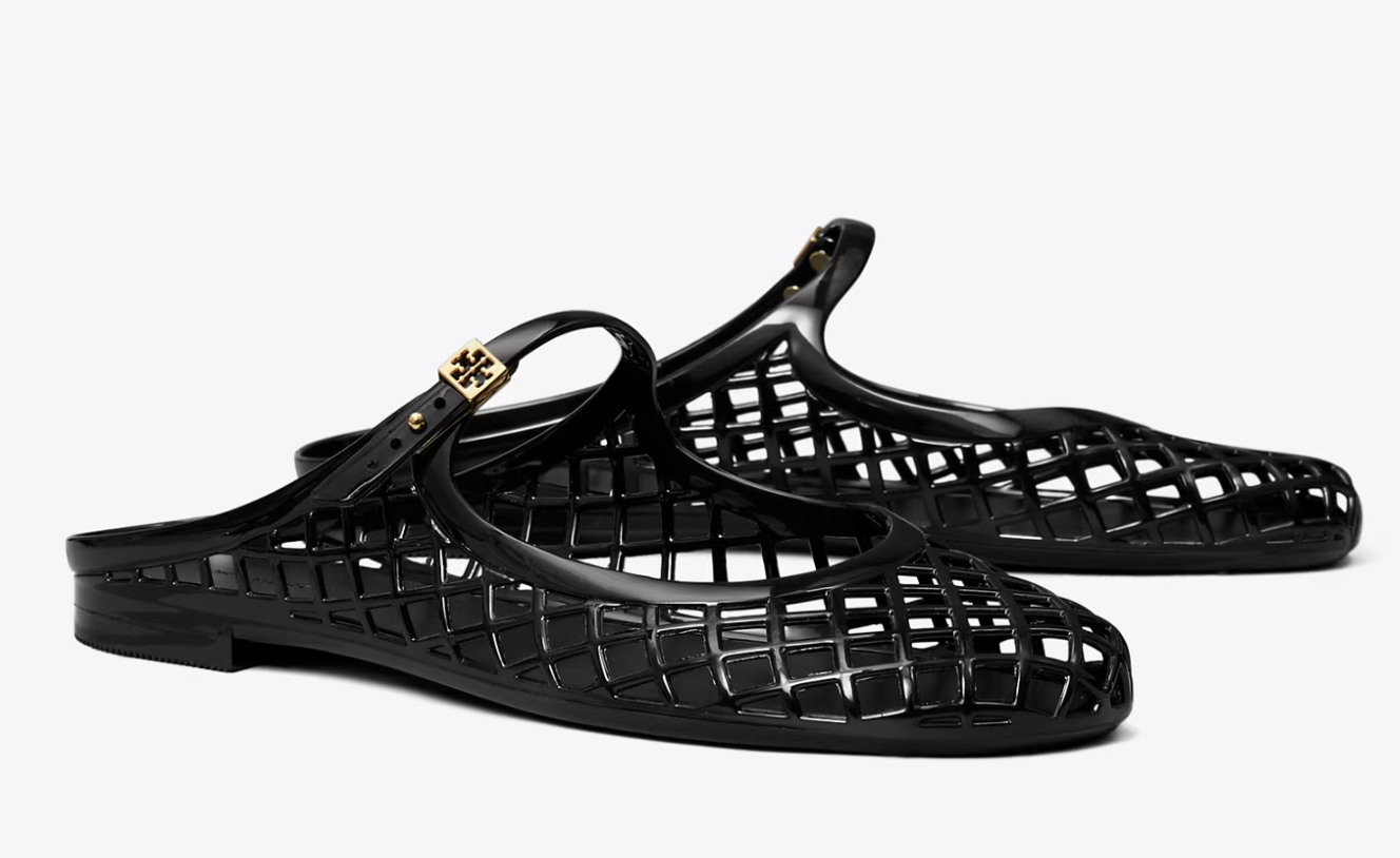 Mellow Mary Jane Jelly in White, Size 10