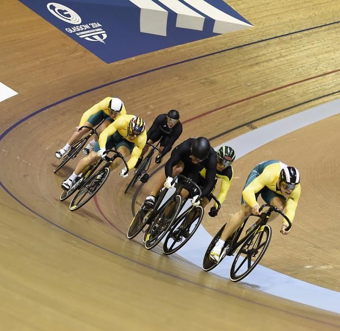 Men's Keirin Final: Matthew Glaetzer wins gold for Australia, Sam Webster silver for New Zealand and Mohd Awang gets bronze for Malaysia