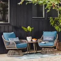 Origin 21 Killian 3-Piece Wicker Patio Conversation Set