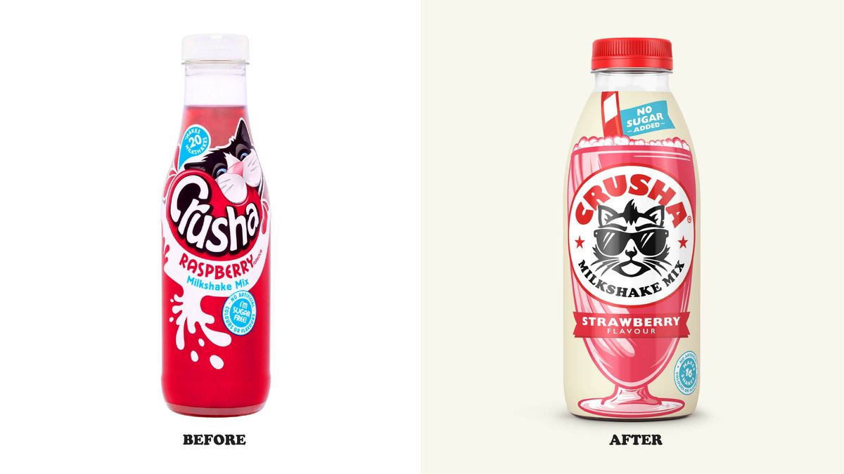 “Joy, to the very last slurp”: This milkshake rebrand bursts with retro ...